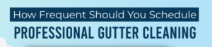 How Frequent Should You Schedule Professional Gutter cleaning
