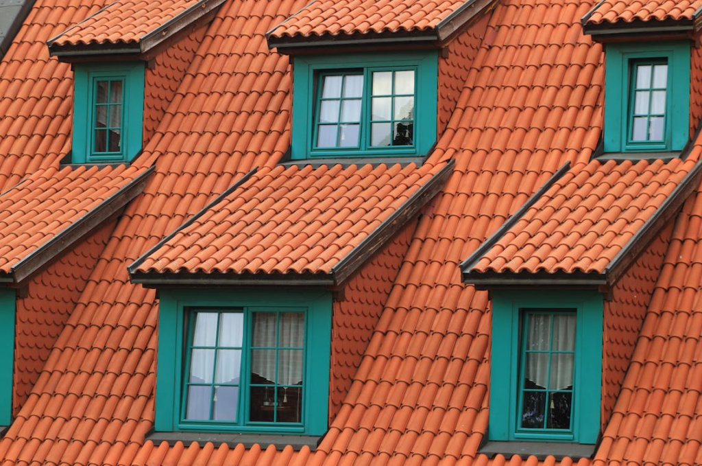 Shingled roof and windows