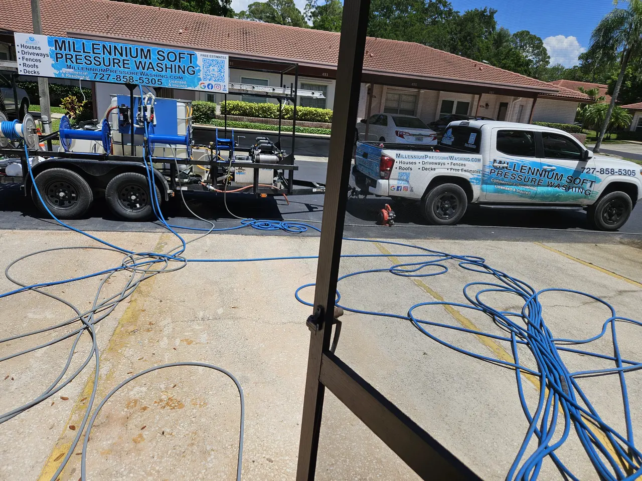 soft pressure washing palm harbor fl