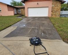 power wash driveway